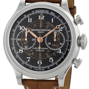 Baume & Mercier Capeland Moa10068 Kello Musta / Nahka