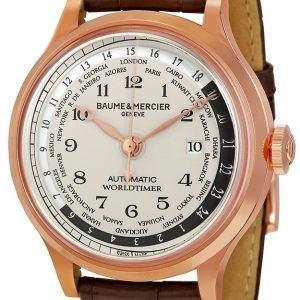 Baume & Mercier Capeland Moa10107 Kello Valkoinen / Nahka