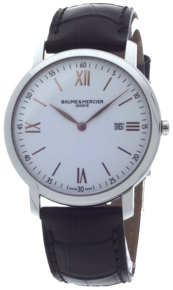 Baume & Mercier Classima M0a10181 Kello Hopea / Nahka