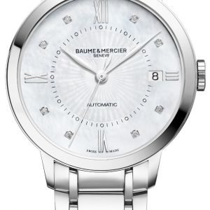 Baume & Mercier Classima M0a10221 Kello Hopea / Teräs