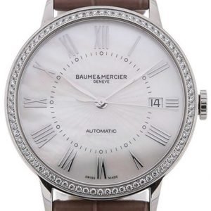 Baume & Mercier Classima M0a10222 Kello Valkoinen / Nahka