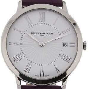 Baume & Mercier Classima M0a10224 Kello Valkoinen / Nahka