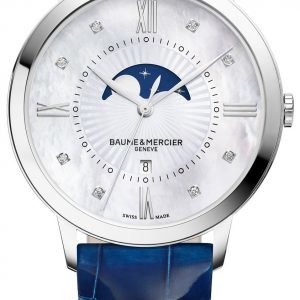 Baume & Mercier Classima M0a10226 Kello Valkoinen / Nahka