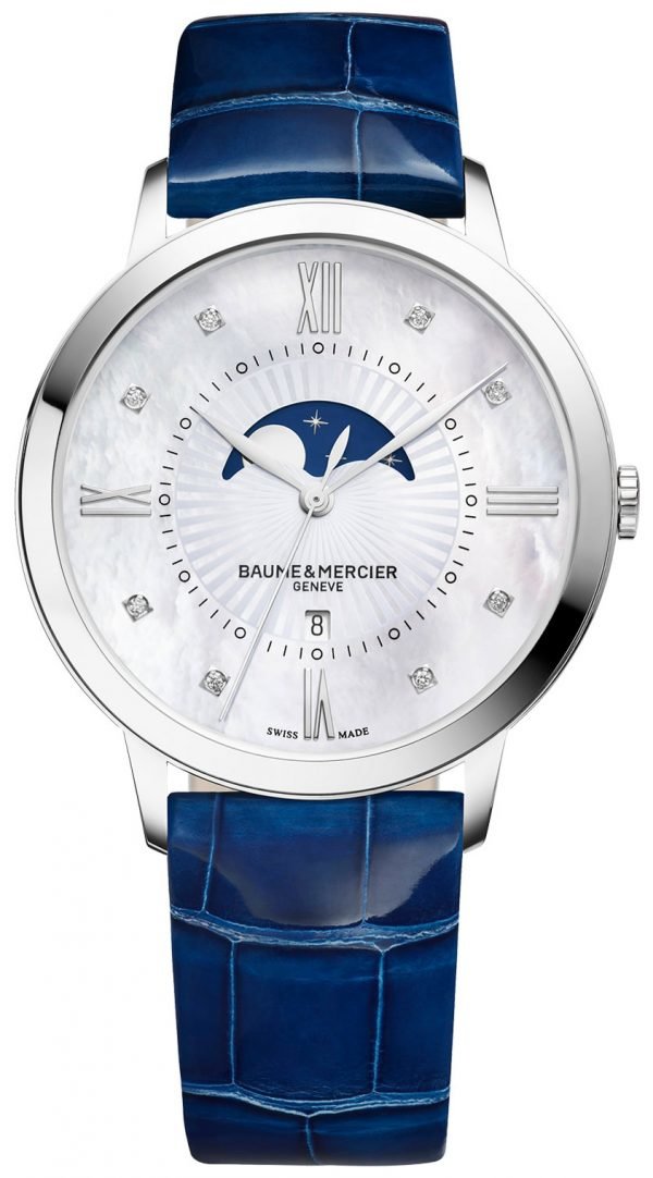 Baume & Mercier Classima M0a10226 Kello Valkoinen / Nahka