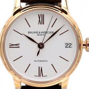 Baume & Mercier Classima M0a10270 Kello Valkoinen / Nahka