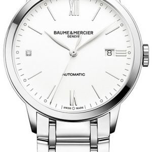 Baume & Mercier Classima M0a10311 Kello Valkoinen / Teräs