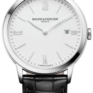 Baume & Mercier Classima M0a10323 Kello Valkoinen / Nahka