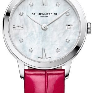 Baume & Mercier Classima M0a10325 Kello Valkoinen / Nahka