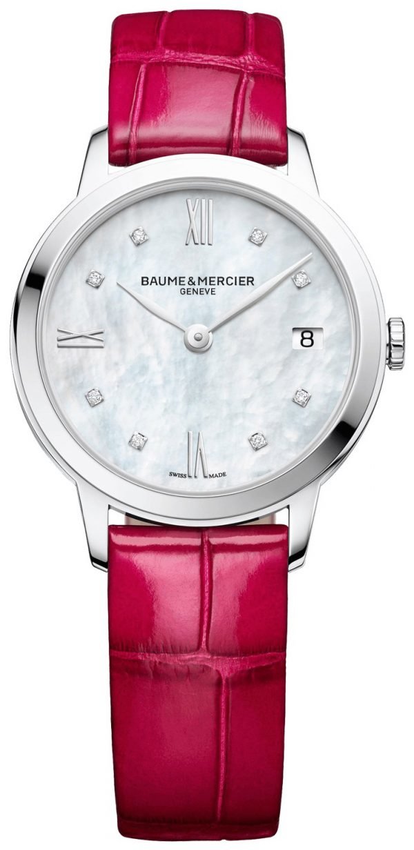 Baume & Mercier Classima M0a10325 Kello Valkoinen / Nahka