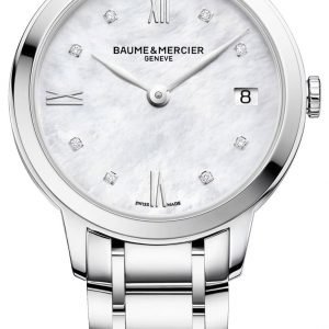 Baume & Mercier Classima M0a10326 Kello Valkoinen / Teräs