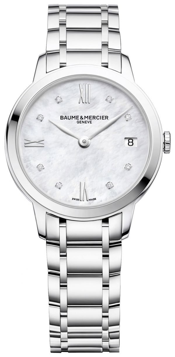 Baume & Mercier Classima M0a10326 Kello Valkoinen / Teräs