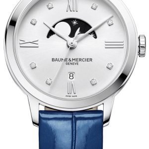 Baume & Mercier Classima M0a10329 Kello Hopea / Nahka