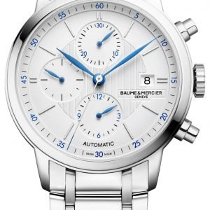 Baume & Mercier Classima M0a10331 Kello Hopea / Teräs