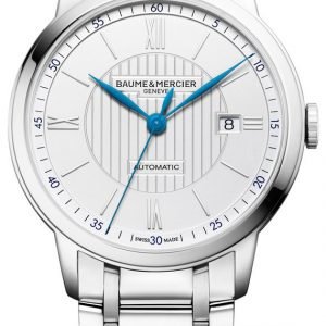 Baume & Mercier Classima M0a10334 Kello Hopea / Teräs