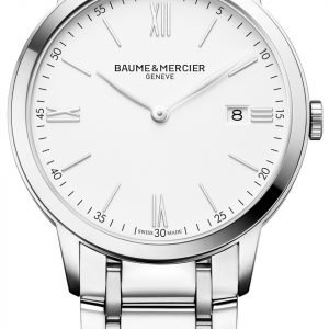 Baume & Mercier Classima M0a10354 Kello Valkoinen / Teräs