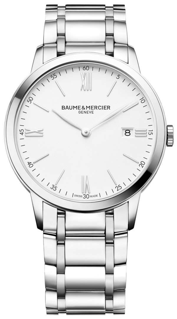 Baume & Mercier Classima M0a10354 Kello Valkoinen / Teräs