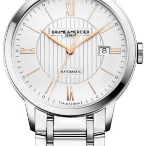 Baume & Mercier Classima M0a10374 Kello Valkoinen / Teräs