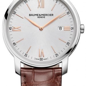 Baume & Mercier Classima M0a10380 Kello Hopea / Nahka