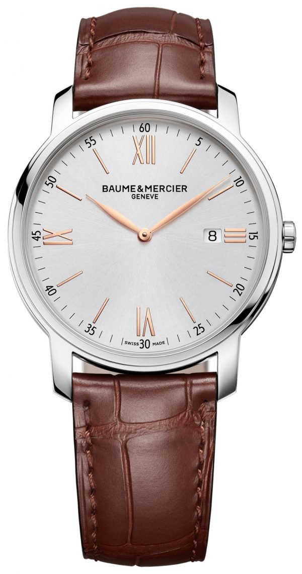 Baume & Mercier Classima M0a10380 Kello Hopea / Nahka