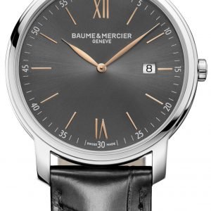 Baume & Mercier Classima M0a10381 Kello Harmaa / Nahka