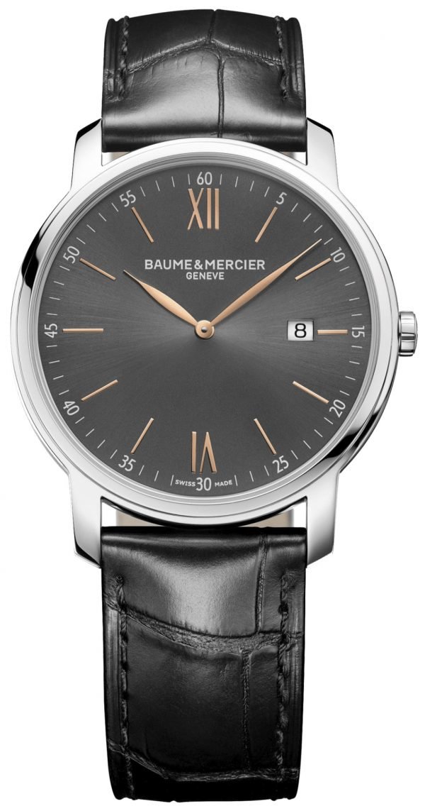 Baume & Mercier Classima M0a10381 Kello Harmaa / Nahka