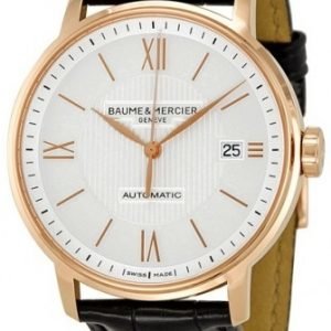 Baume & Mercier Classima Moa10037 Kello Hopea / Nahka