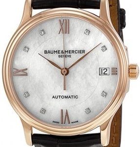 Baume & Mercier Classima Moa10077 Kello Hopea / Nahka