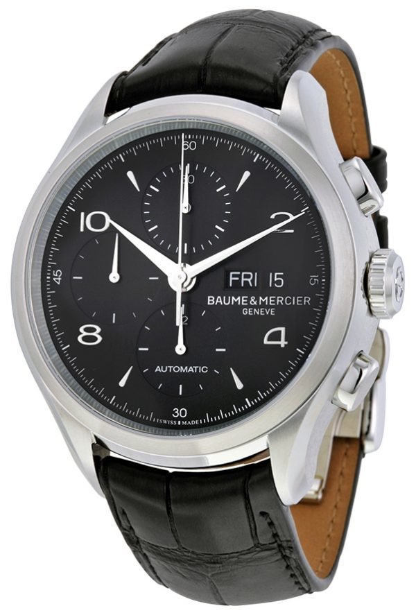 Baume & Mercier Clifton 10211 Kello Musta / Nahka