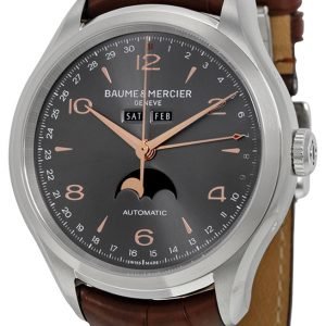 Baume & Mercier Clifton 10213 Kello Harmaa / Nahka