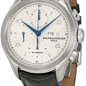 Baume & Mercier Clifton M0a10123 Kello Hopea / Nahka