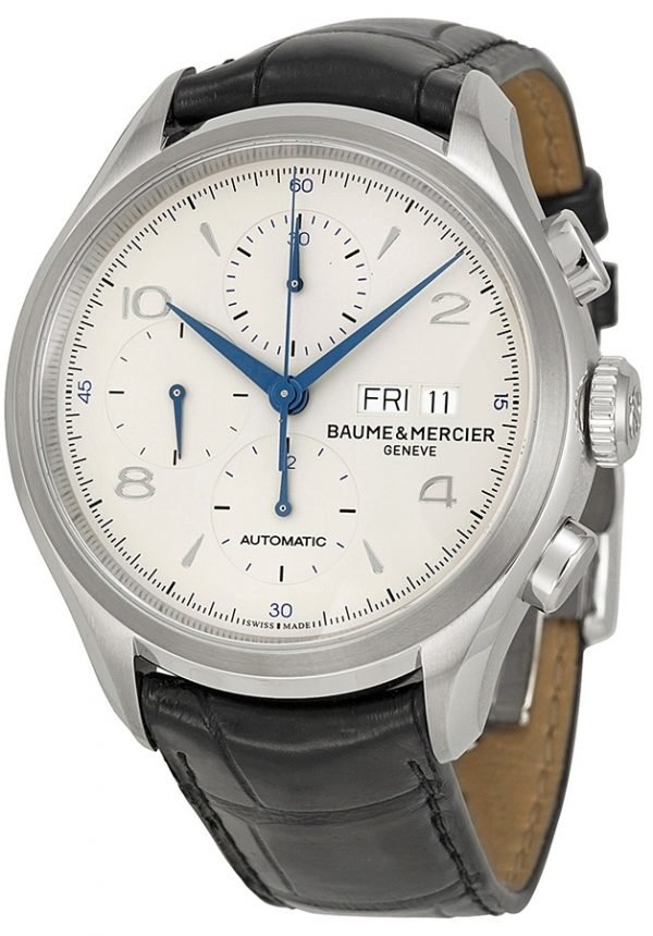 Baume & Mercier Clifton M0a10123 Kello Hopea / Nahka