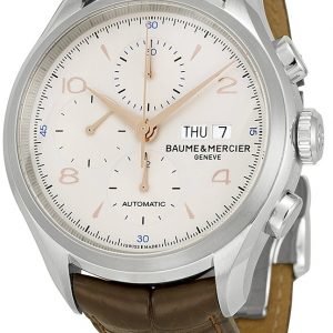 Baume & Mercier Clifton M0a10129 Kello Hopea / Nahka