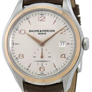 Baume & Mercier Clifton M0a10139 Kello Hopea / Nahka