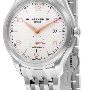 Baume & Mercier Clifton M0a10141 Kello Hopea / Teräs