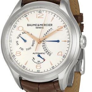 Baume & Mercier Clifton M0a10149 Kello Hopea / Nahka