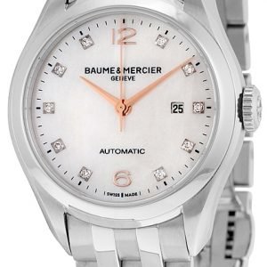 Baume & Mercier Clifton M0a10151 Kello Hopea / Teräs