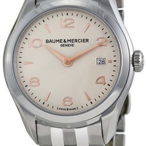 Baume & Mercier Clifton M0a10175 Kello Hopea / Teräs