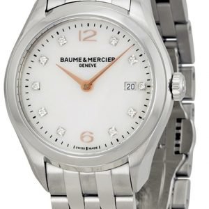 Baume & Mercier Clifton M0a10176 Kello Hopea / Teräs