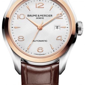 Baume & Mercier Clifton M0a10208 Kello Hopea / Nahka