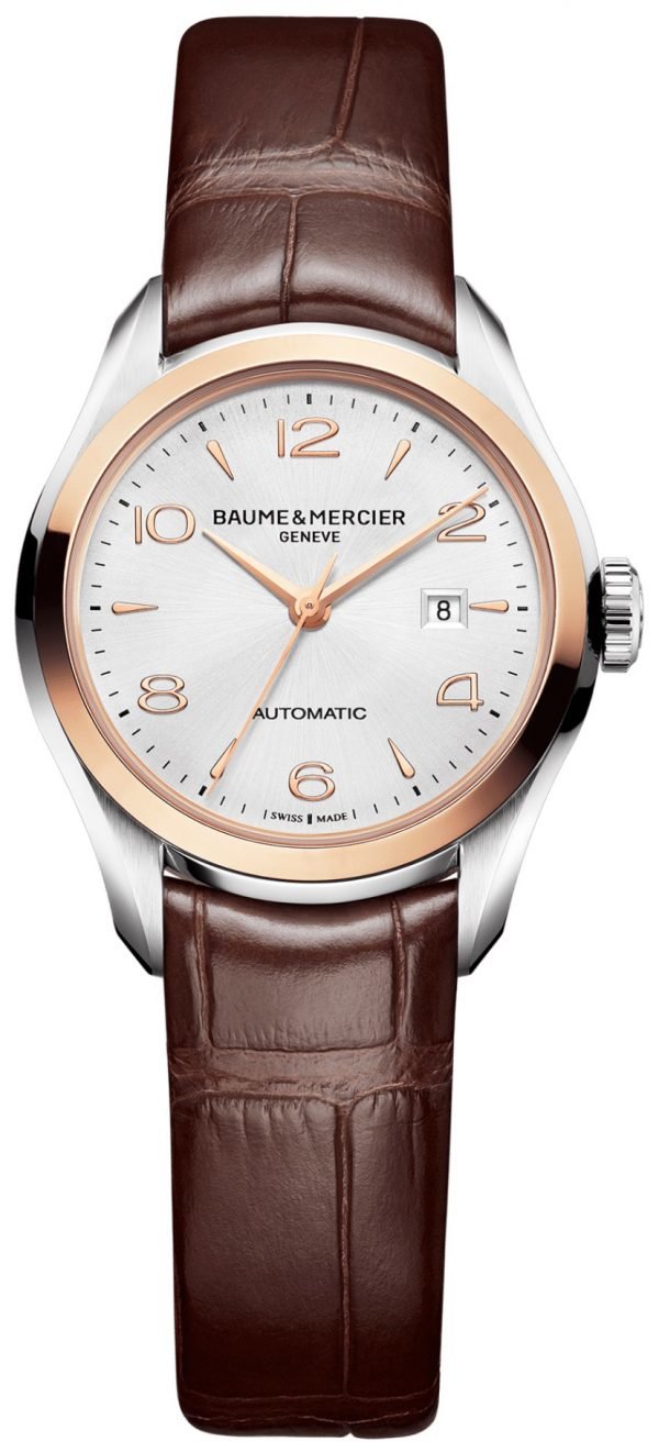 Baume & Mercier Clifton M0a10208 Kello Hopea / Nahka