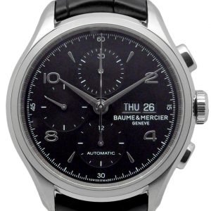 Baume & Mercier Clifton M0a10211 Kello Musta / Nahka