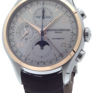 Baume & Mercier Clifton M0a10280 Kello Hopea / Nahka