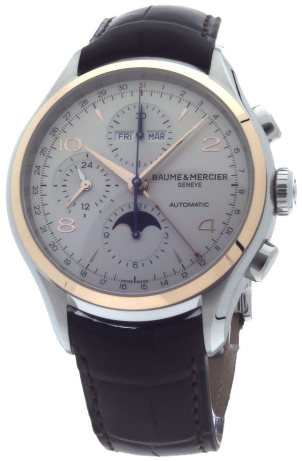 Baume & Mercier Clifton M0a10280 Kello Hopea / Nahka