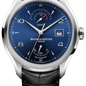 Baume & Mercier Clifton M0a10316 Kello Sininen / Nahka