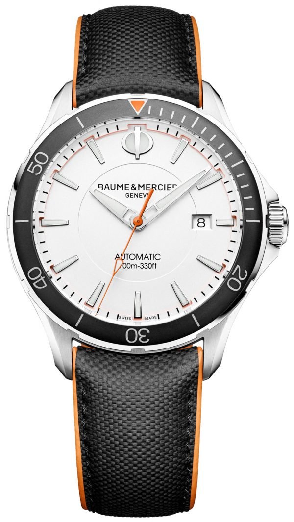 Baume & Mercier Clifton M0a10337 Kello Valkoinen / Nahka