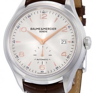 Baume & Mercier Clifton Moa10054 Kello Hopea / Nahka