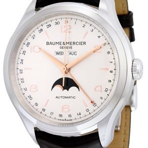 Baume & Mercier Clifton Moa10055 Kello Hopea / Nahka