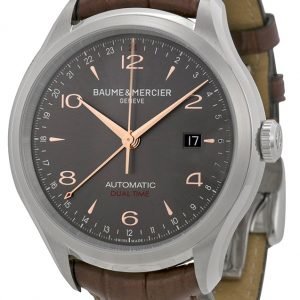 Baume & Mercier Clifton Moa10111 Kello Harmaa / Nahka