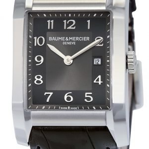 Baume & Mercier Hampton Moa10019 Kello Musta / Nahka