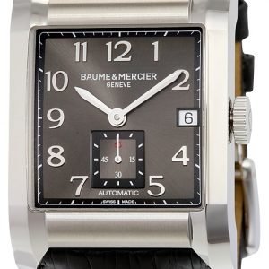 Baume & Mercier Hampton Moa10027 Kello Musta / Nahka